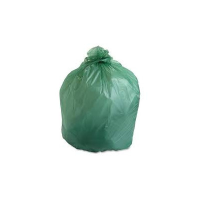 Sac poubelle biodégradable - 110L - Vert - 200 sacs