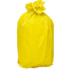 Sac poubelle - 100L - Jaune - 200 sacs