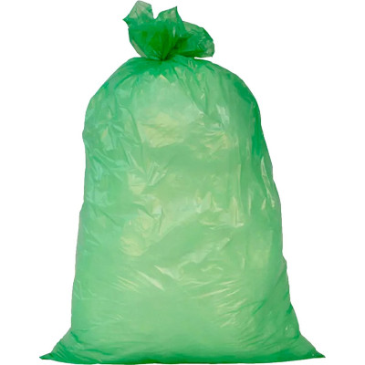 Sac poubelle biodégradable - 50L - Vert - 200 sacs