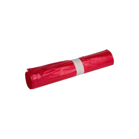 Sac poubelle - 110L - Rouge - 250 sacs - 40µ