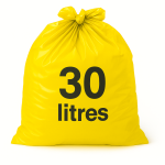 Sac poubelle Dasri - 30L - DASRI - Jaune - 500 sacs