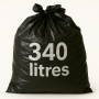Sac pour conteneur - 340L - Noir - 100 sacs