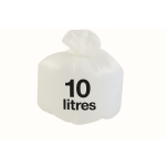 Sac poubelle - 10L - Blanc - 1000 sacs